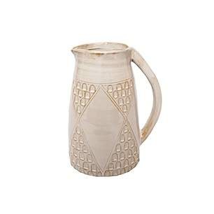 Váza džbán keramika slonová kost