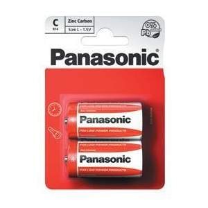 Baterie Panasonic C Red Zinc-blistr