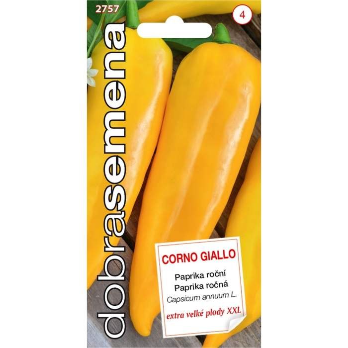 Paprika zeleninová CORNO GIALLO