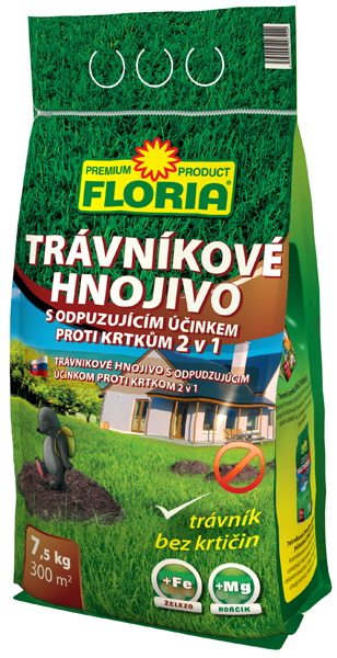 AGRO CS FLORIA trávníkové hnojivo proti krtkům 7