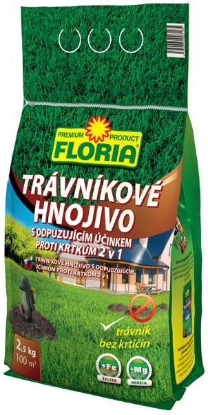 AGRO CS FLORIA trávníkové hnojivo proti
