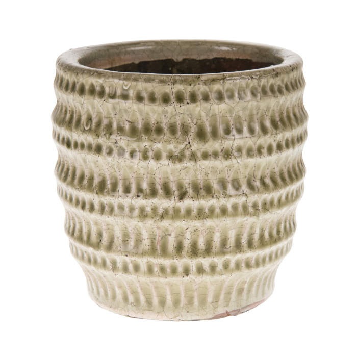 Obal kulatý žebrovaný keramika
