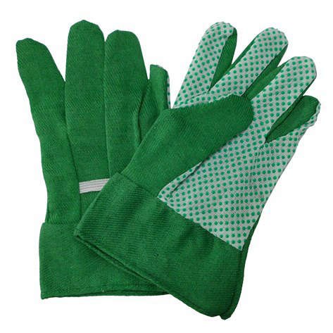 Zahradnické rukavice zelené velikost