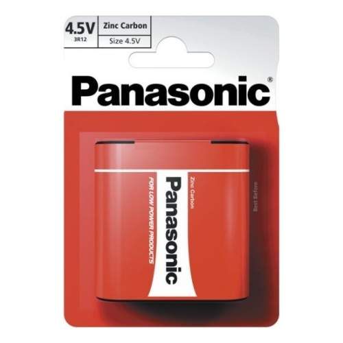 Baterie Panasonic plochá Red Zinc-blistr