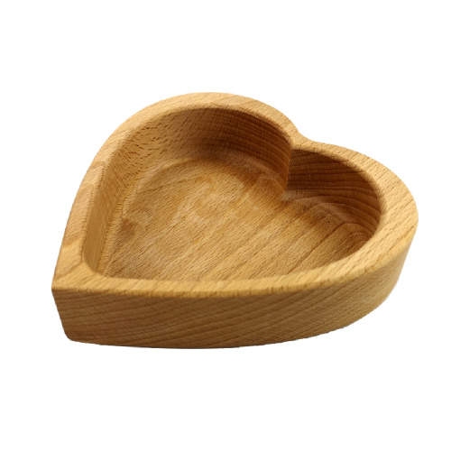 Miska tvar srdce dřevo