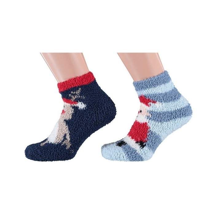 Ponožky dětské sob/Santa 2ks