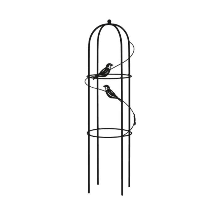 Opora/obelisk VIENNE kulatá s ptáčky