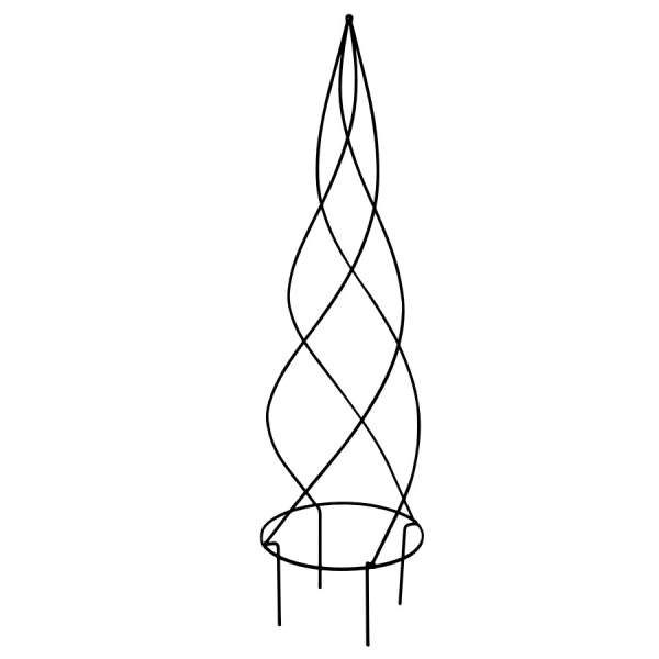 Opora/obelisk MOOSE kovová černá